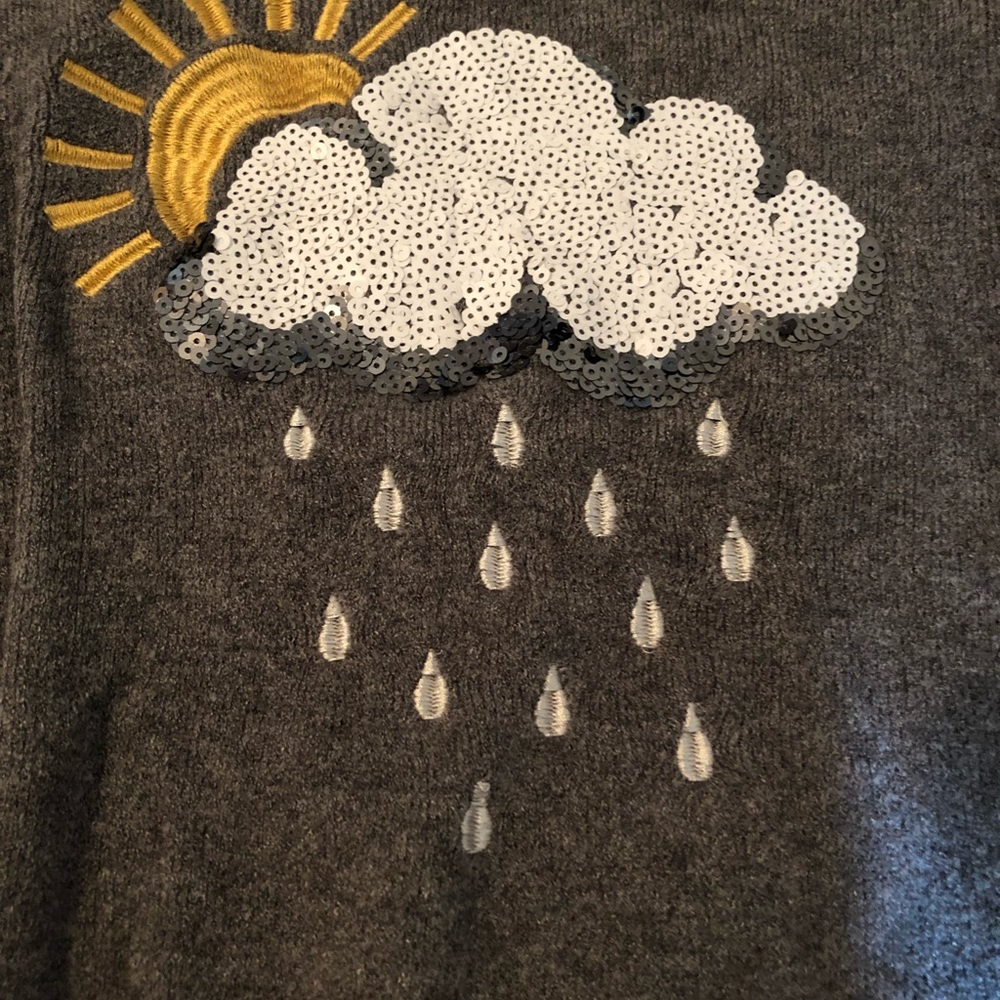 Rainy Day Sequin Sweater - Picture 3 of 6